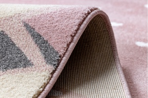 Detský ružový koberec PETIT Plameniak
