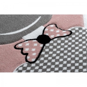 Detský ružový koberec PETIT Ovečka