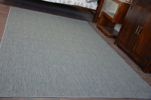 Šnúrkový koberec sizal flat 48663/920 hladký antracitový