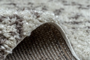 Krémovo-béžový Berber koberec Rabat G0526