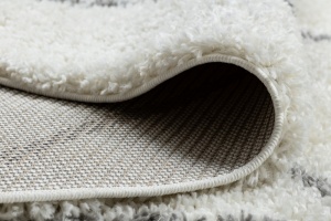 Krémovo-sivý berber koberec so strapcami Unio 3683