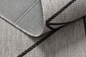 Sivý šnúrkový koberec sizal floorlux 20605