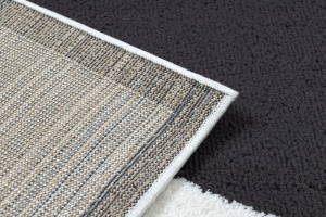Čierno krémový koberec mode 8598